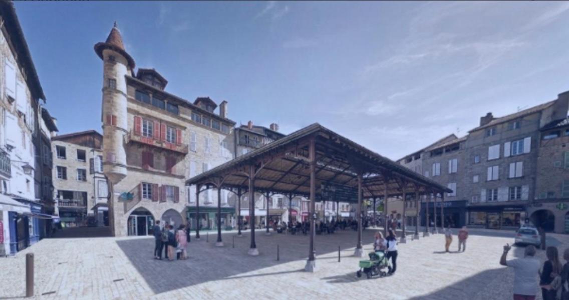 Studio De La Halle. Figeac Eksteriør billede